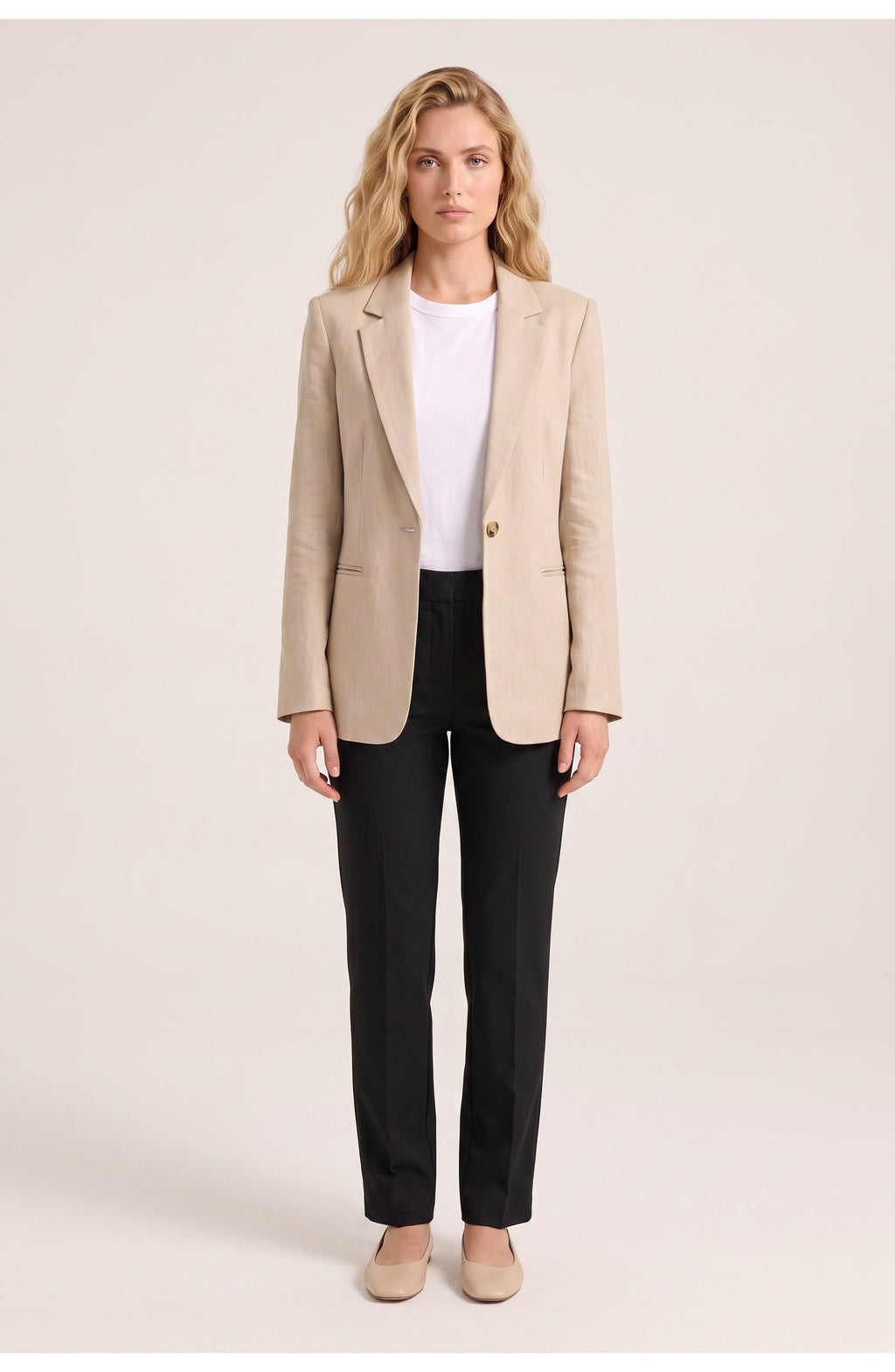Women's Tailored Blazer | Notch Lapel | Single Button
