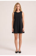 Women's A-Line Mini Dress | Round Neck | Sleeveless