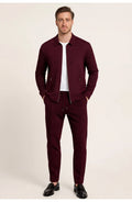 Men's Co-Ord Set | Zip Jacket and Tapered Trousers | Smart Casual