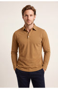 Men's Long Sleeve Polo | Slim Fit | Classic Collar