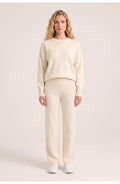 Women's Knit Co-Ord Set | Sweater and Wide-Leg Trousers | Relaxed Fit