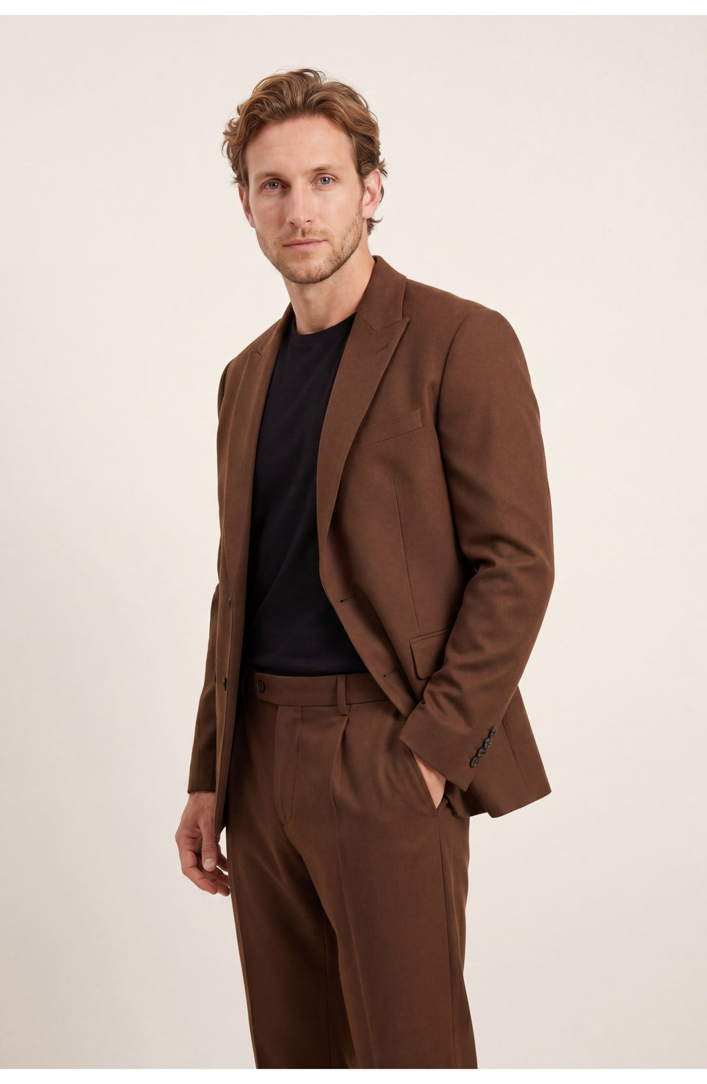 Men's Double-Breasted Suit | Classic Trousers | Formal Look