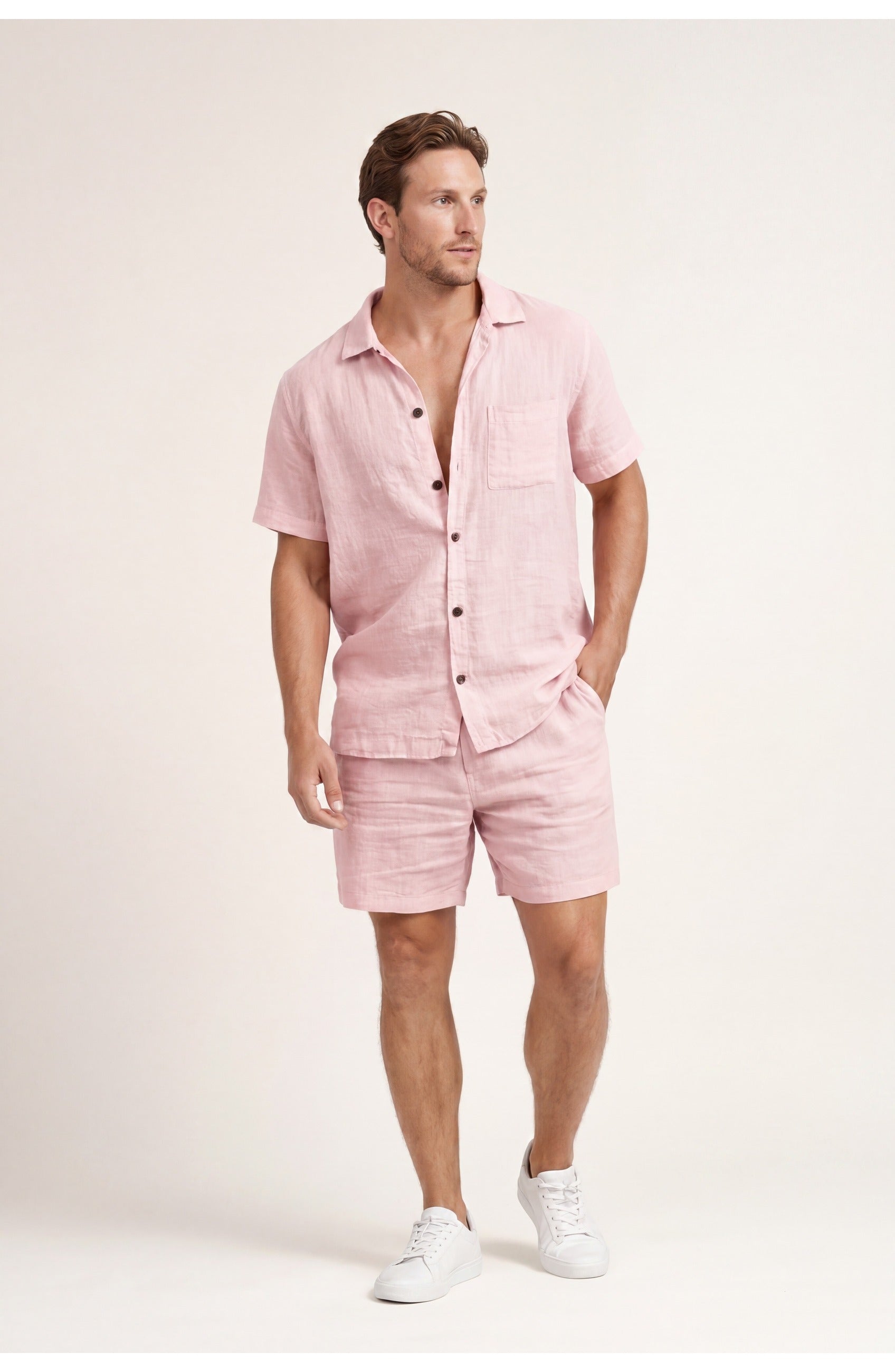 Men's Summer Co-Ord Set | Premium Buttons | Refined Look