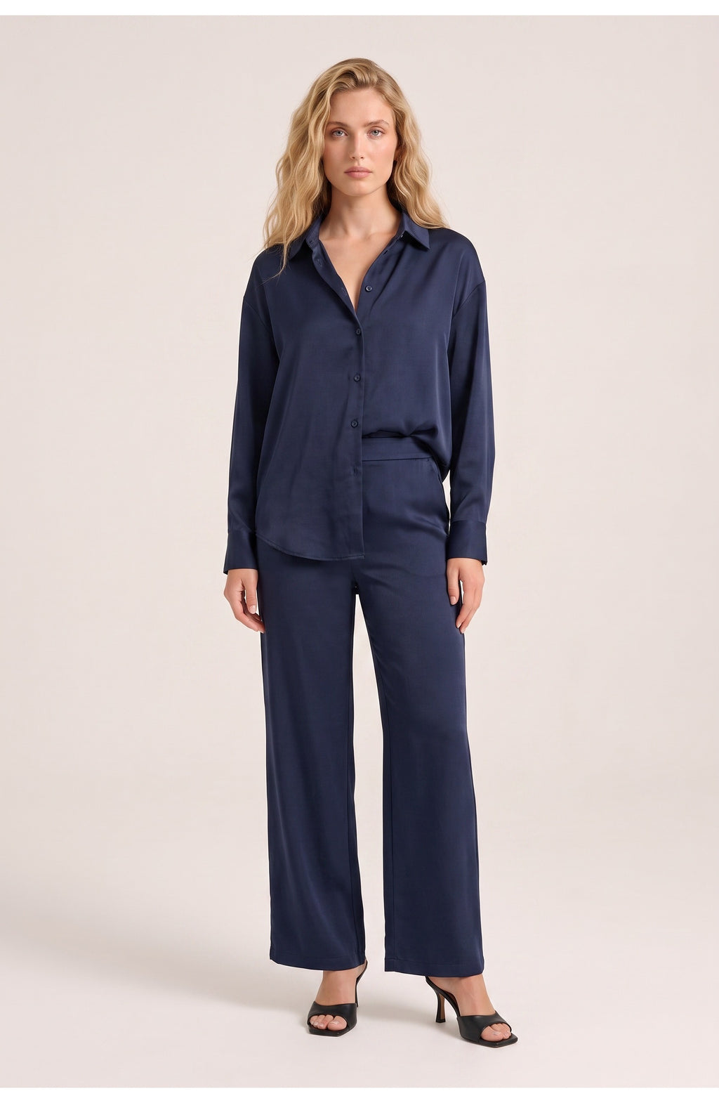 Women's Shirt and Trouser Co-Ord Set | Relaxed Shirt | Wide Leg