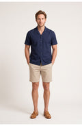 Men's Cuban Collar Shirt | Short Sleeves | Relaxed Fit