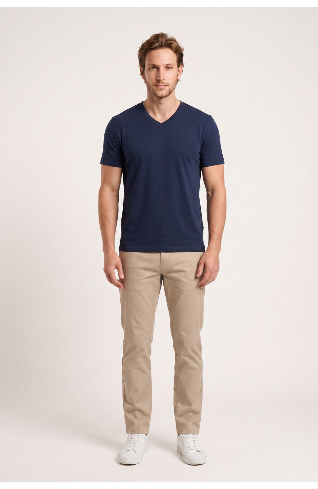 Men's V-Neck T-Shirt | Short Sleeves | Regular Fit