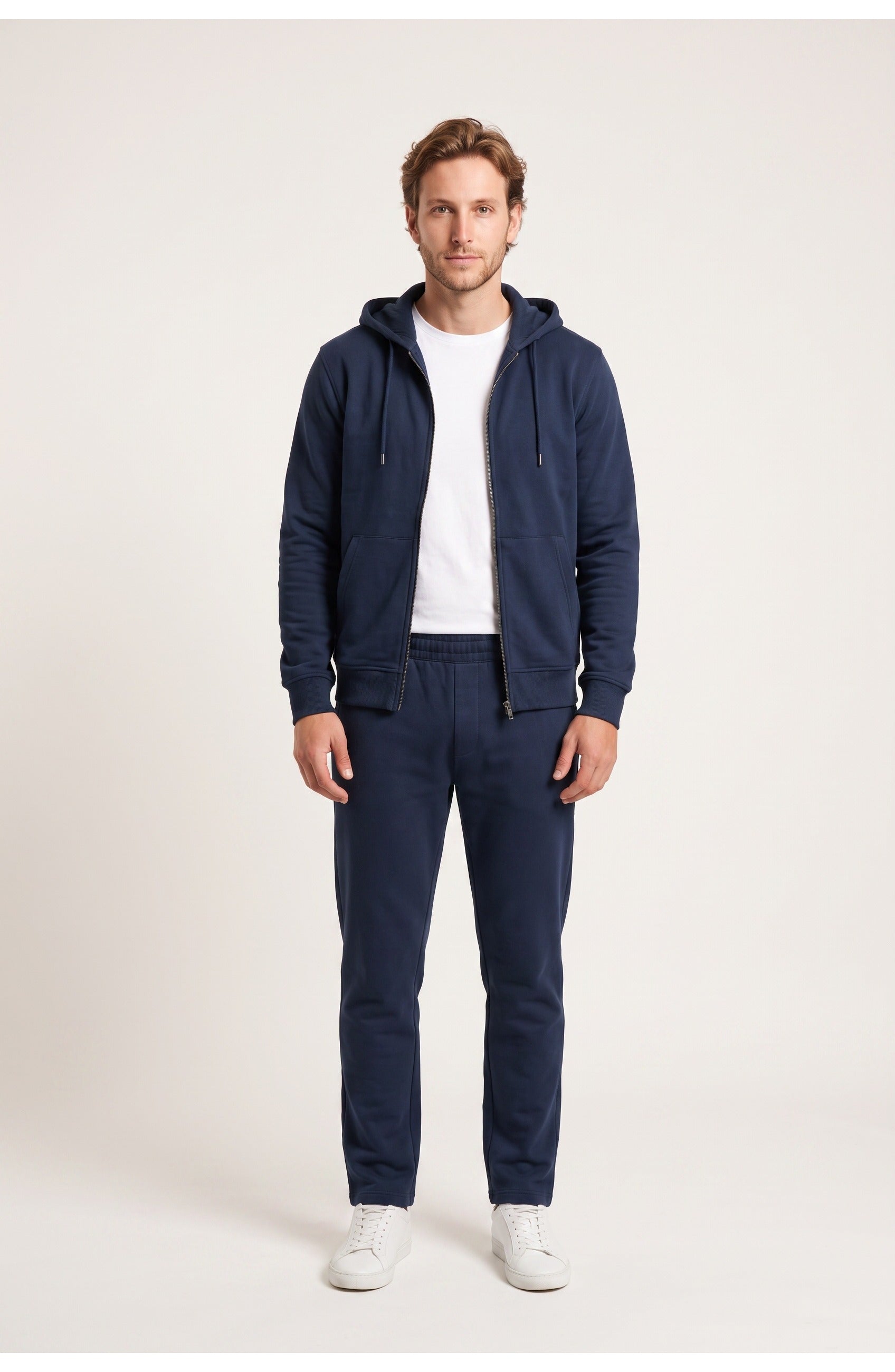 Men's Sweat Co-Ord Set | Zip Hoodie | Straight Joggers