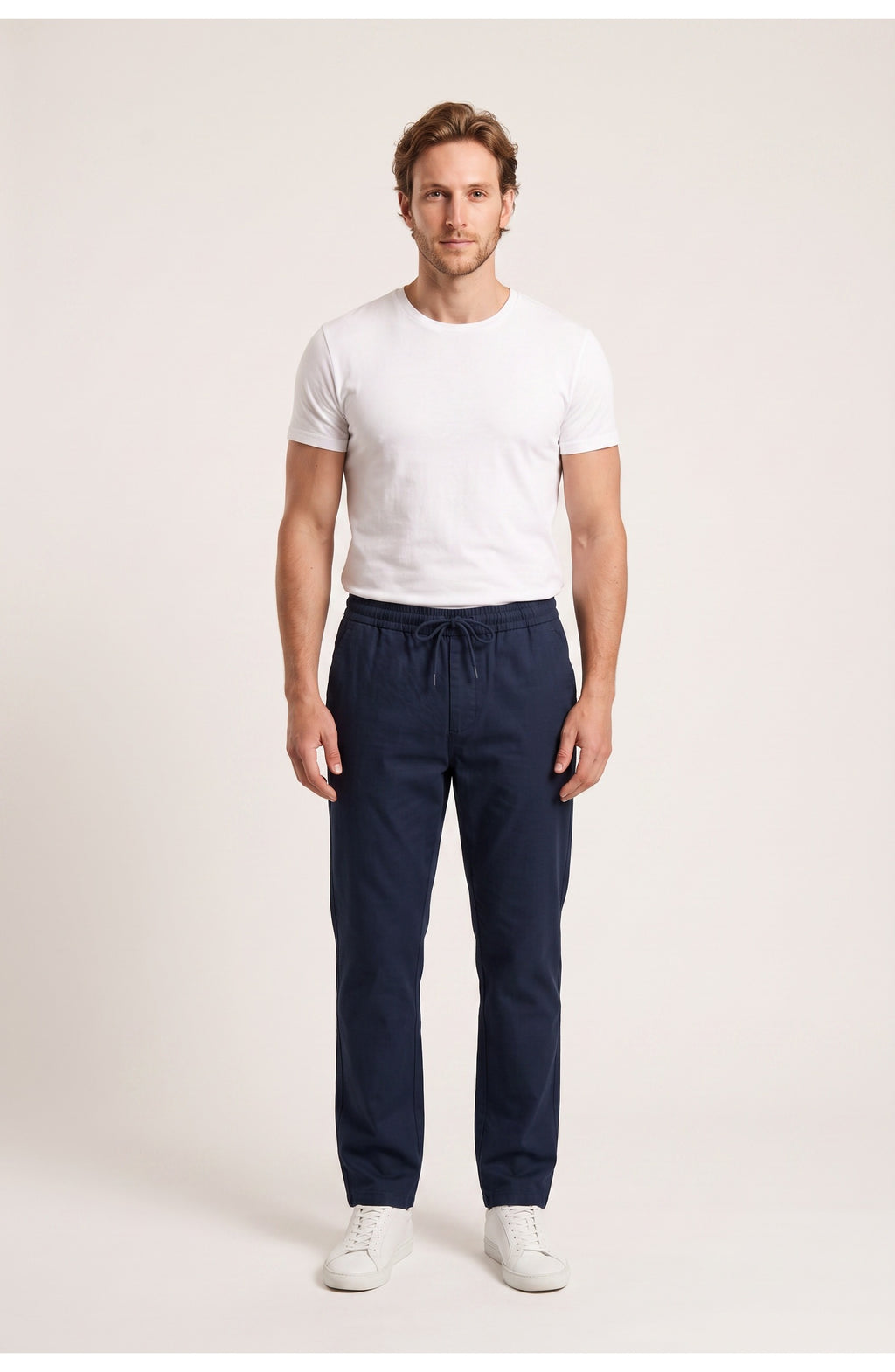 Men's Drawstring Trousers | Relaxed Fit | Elastic Waist
