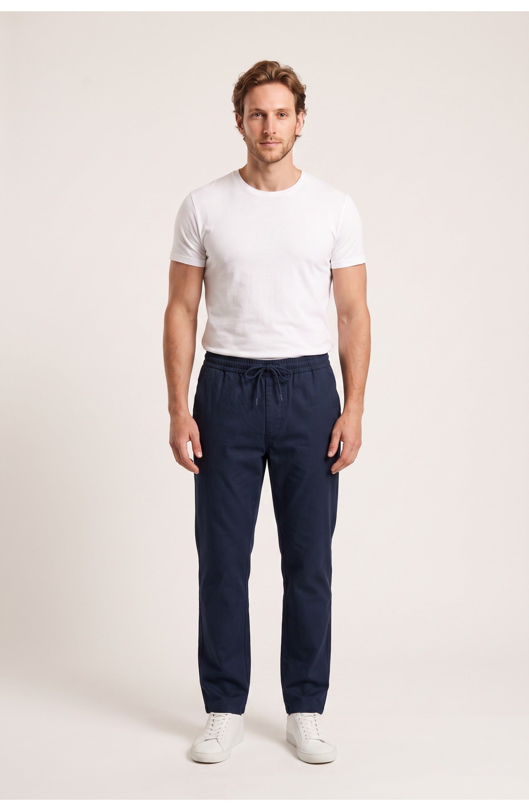 Men's Drawstring Trousers | Relaxed Fit | Elastic Waist
