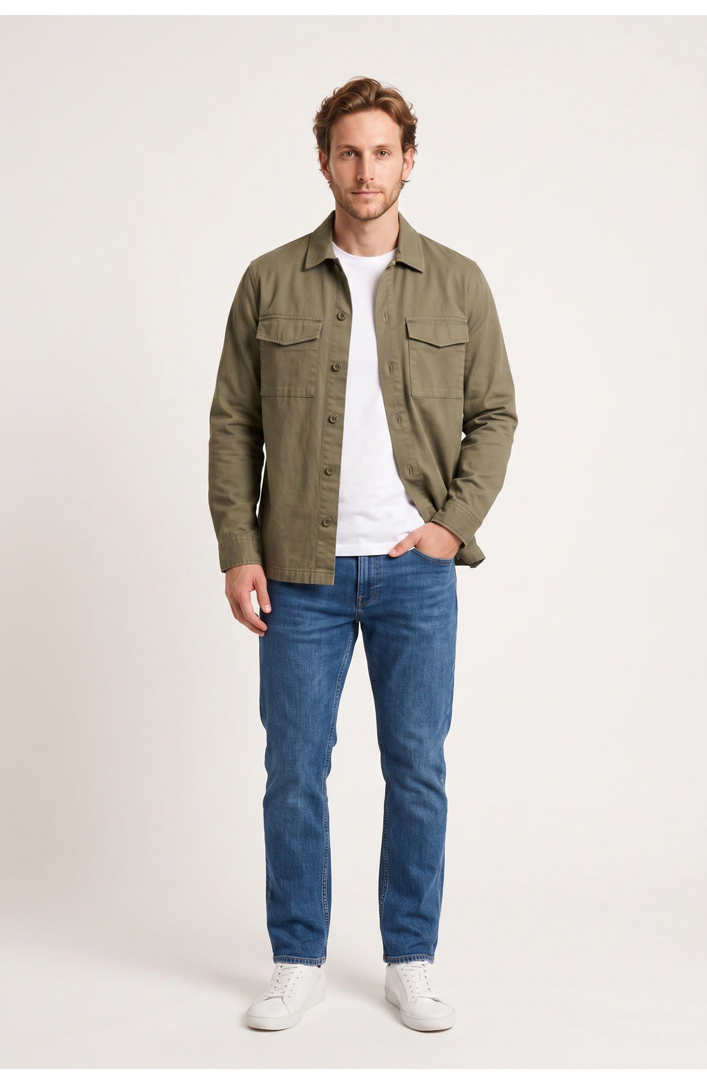 Men's Overshirt | Chest Pockets | Button Front