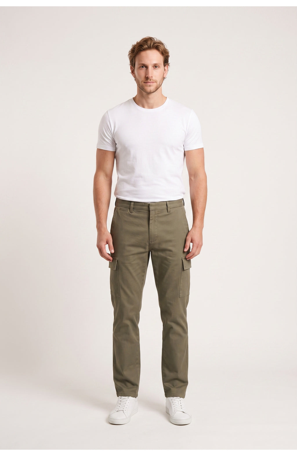Men's Cargo Trousers | Straight Leg | Flap Pockets