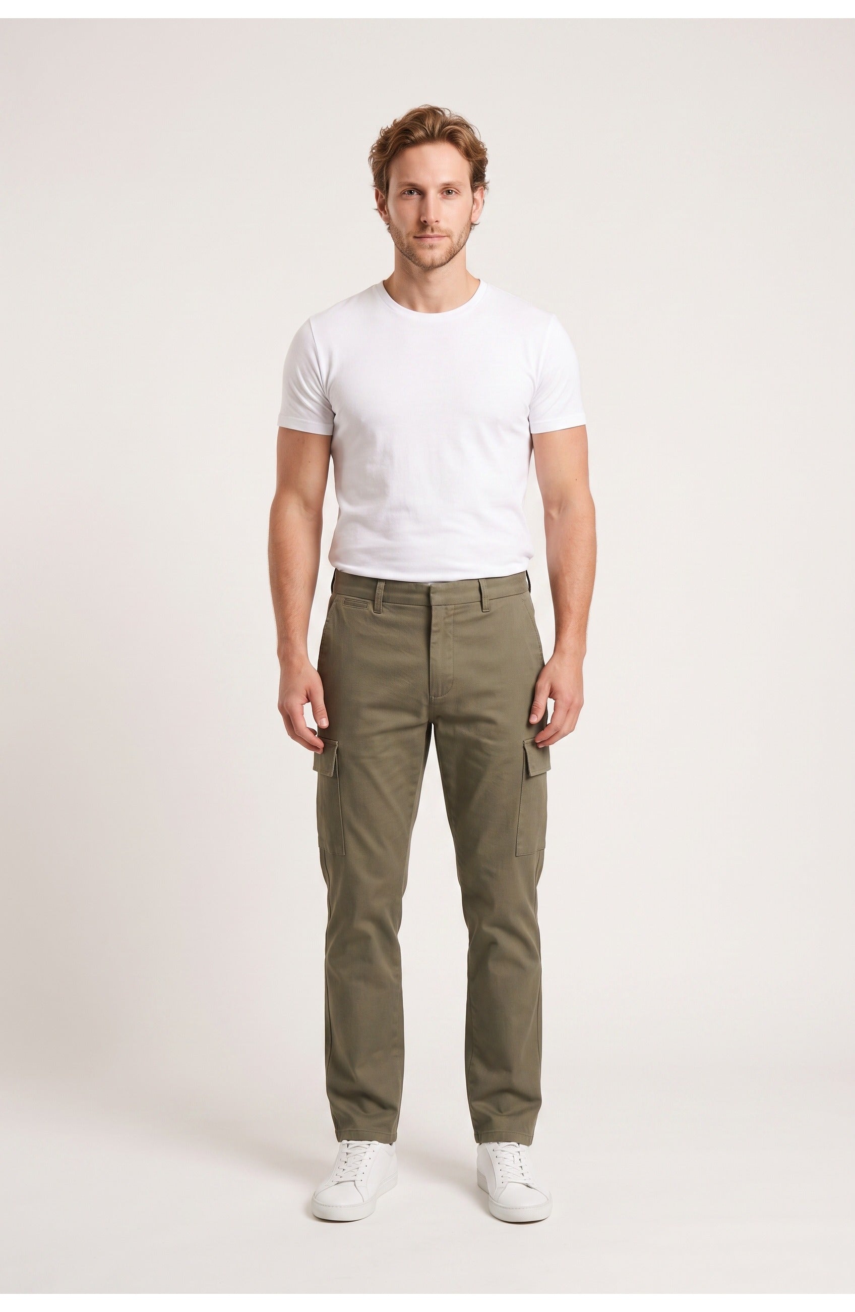 Men's Cargo Trousers | Straight Leg | Flap Pockets