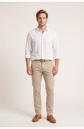 Men's Linen-Look Shirt | Classic Collar | Relaxed Fit