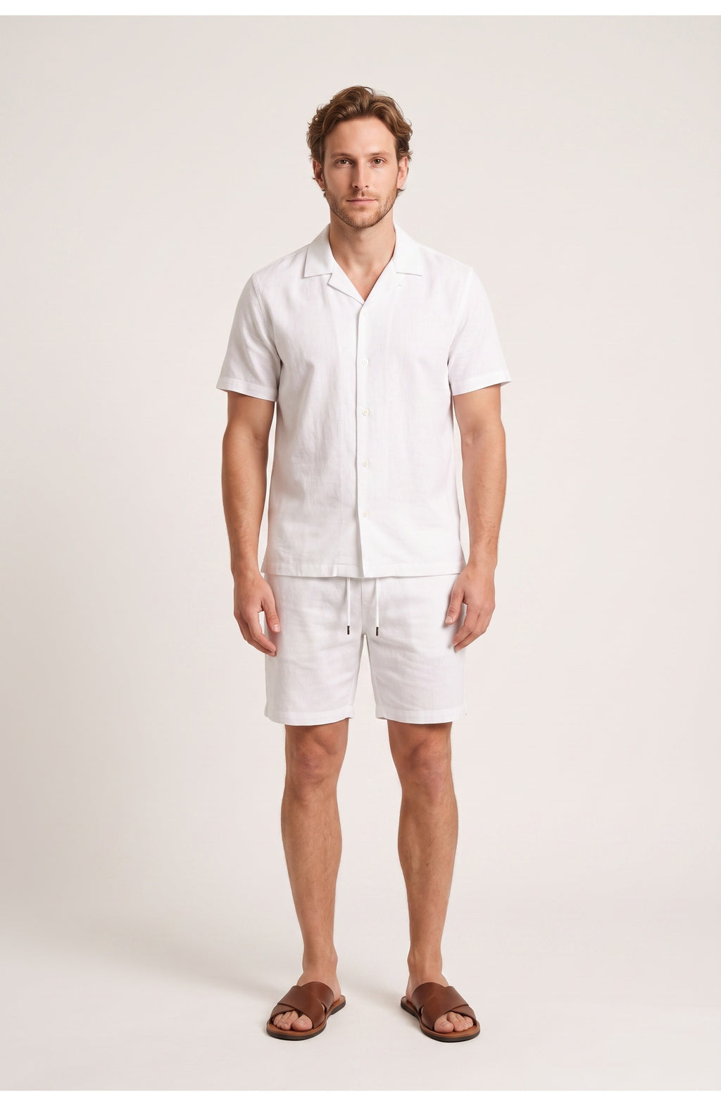 Men's Resort Co-Ord Set | Short Sleeve Shirt and Shorts | Relaxed
