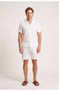 Men's Resort Co-Ord Set | Short Sleeve Shirt and Shorts | Relaxed