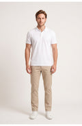 Men's Short Sleeve Polo | Ribbed Collar | Regular Fit