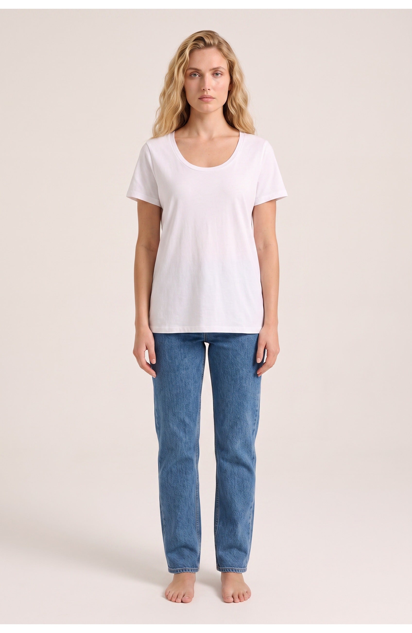 Women's Scoop Neck T-Shirt | Short Sleeves | Relaxed Fit