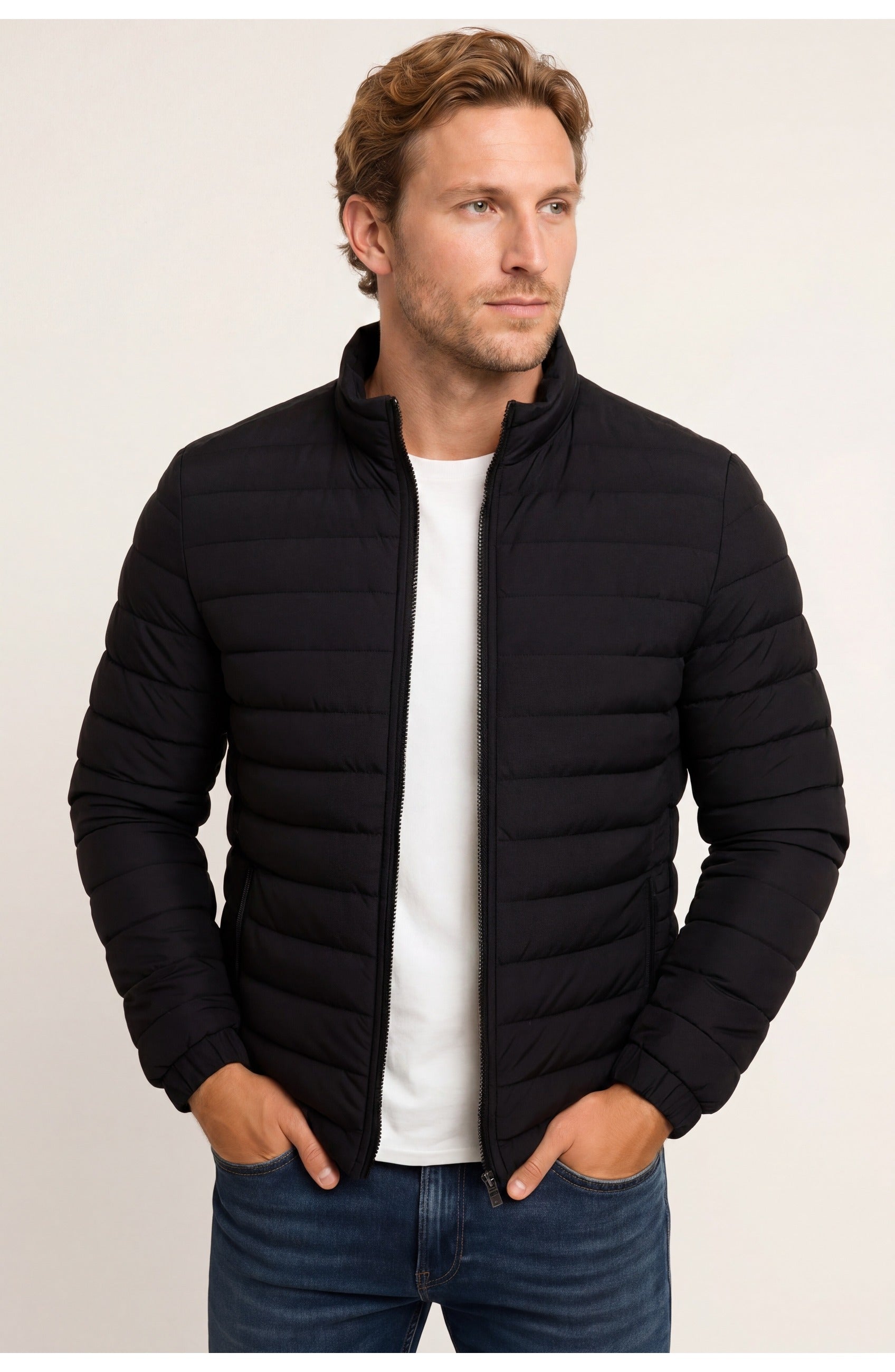 Men's Lightweight Padded Jacket | Comfortable Fit | Casual Style