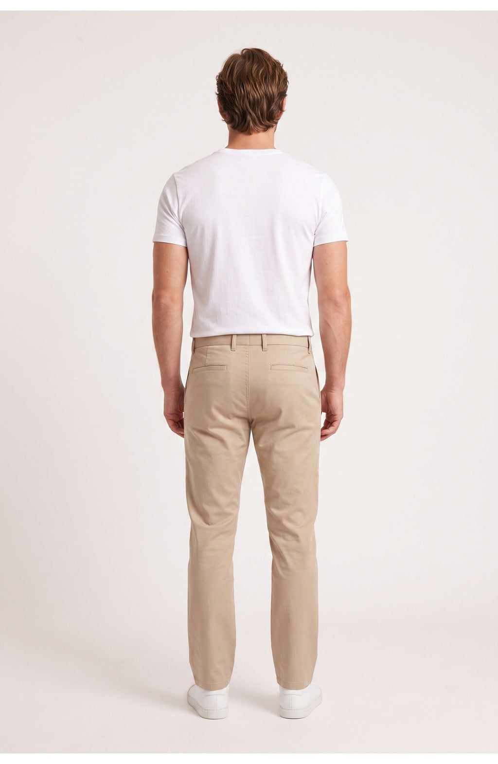 Men's Chino Trousers | Straight Leg | Flat Front