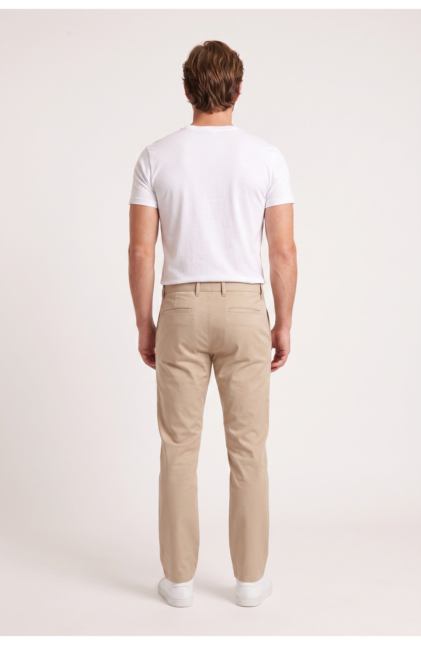 Men's Chino Trousers | Straight Leg | Flat Front