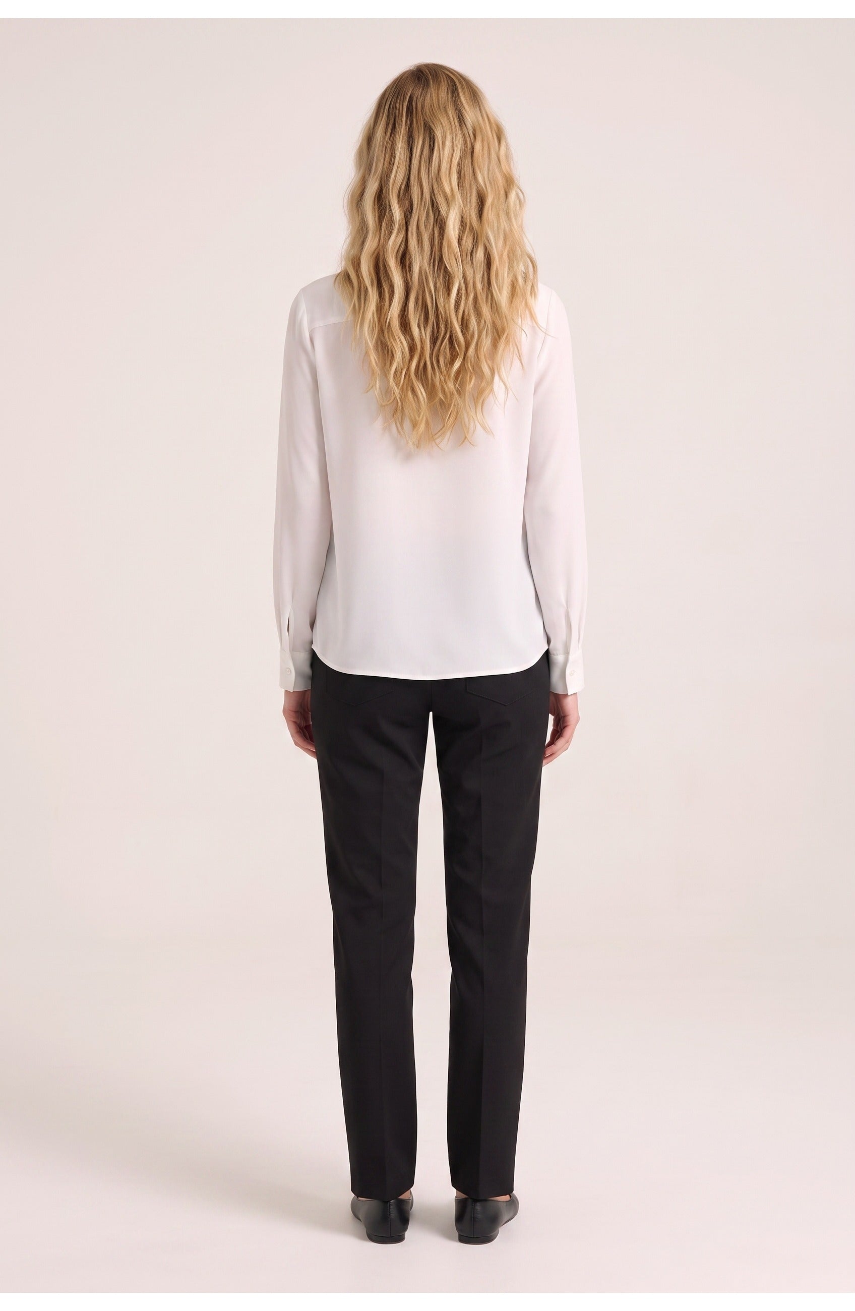 Women's Tie-Neck Blouse | Long Sleeves | Relaxed Fit