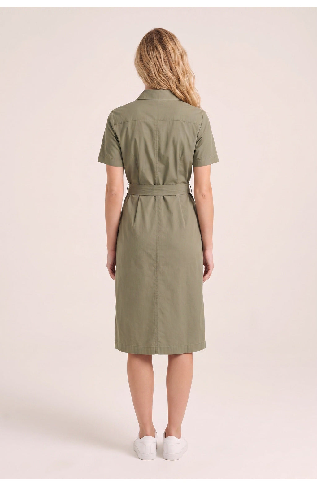 Women's Shirt Dress | Button Front | Waist Tie