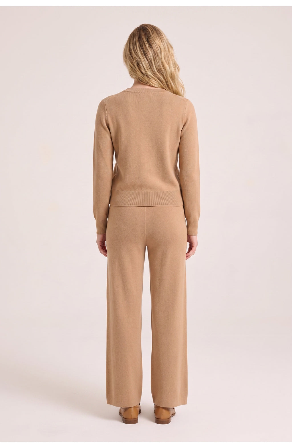 Women's Cardigan and Wide-Leg Co-Ord Set | Knitted | Relaxed