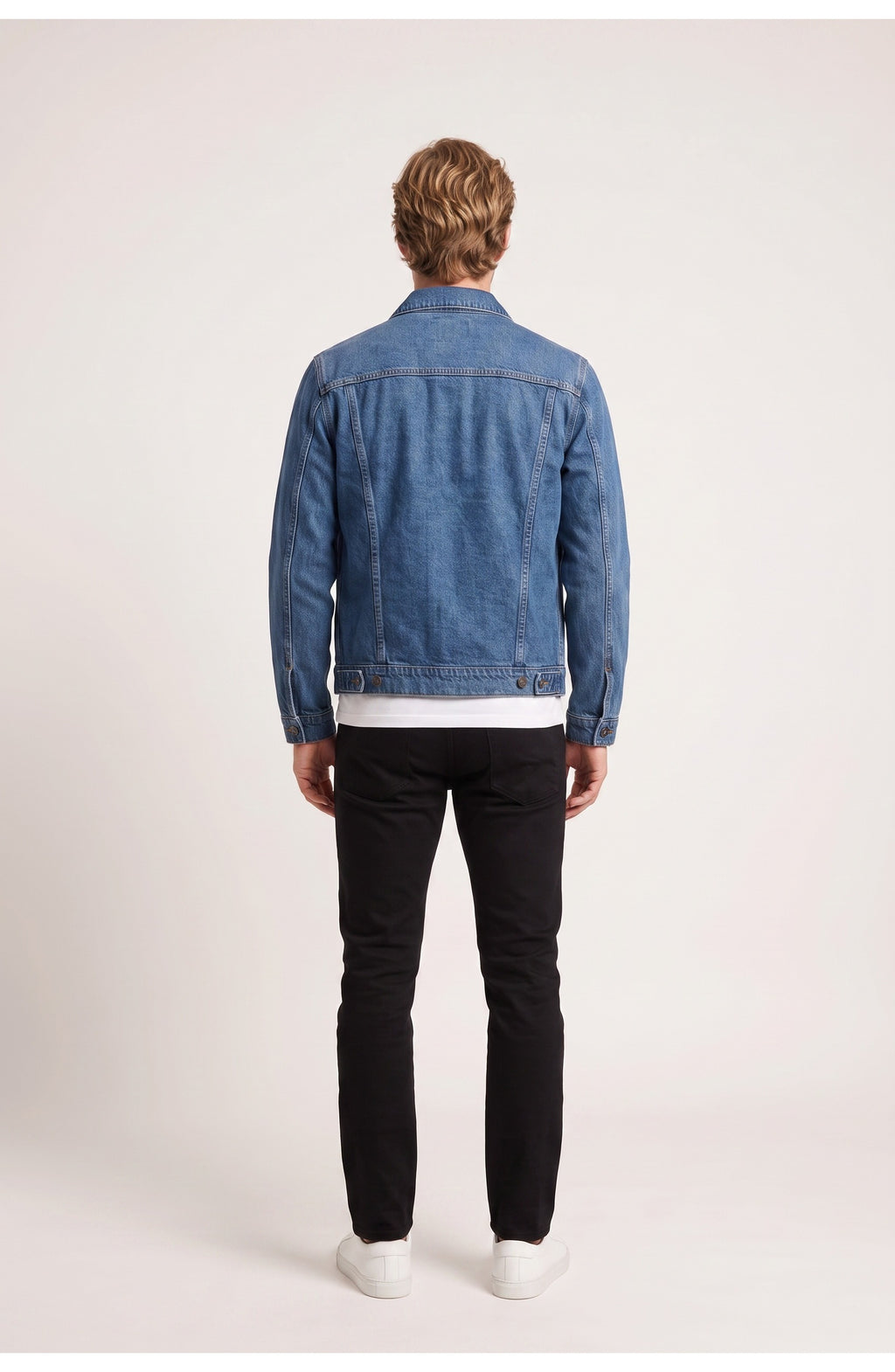 Men's Denim Jacket | Button Front | Chest Pockets
