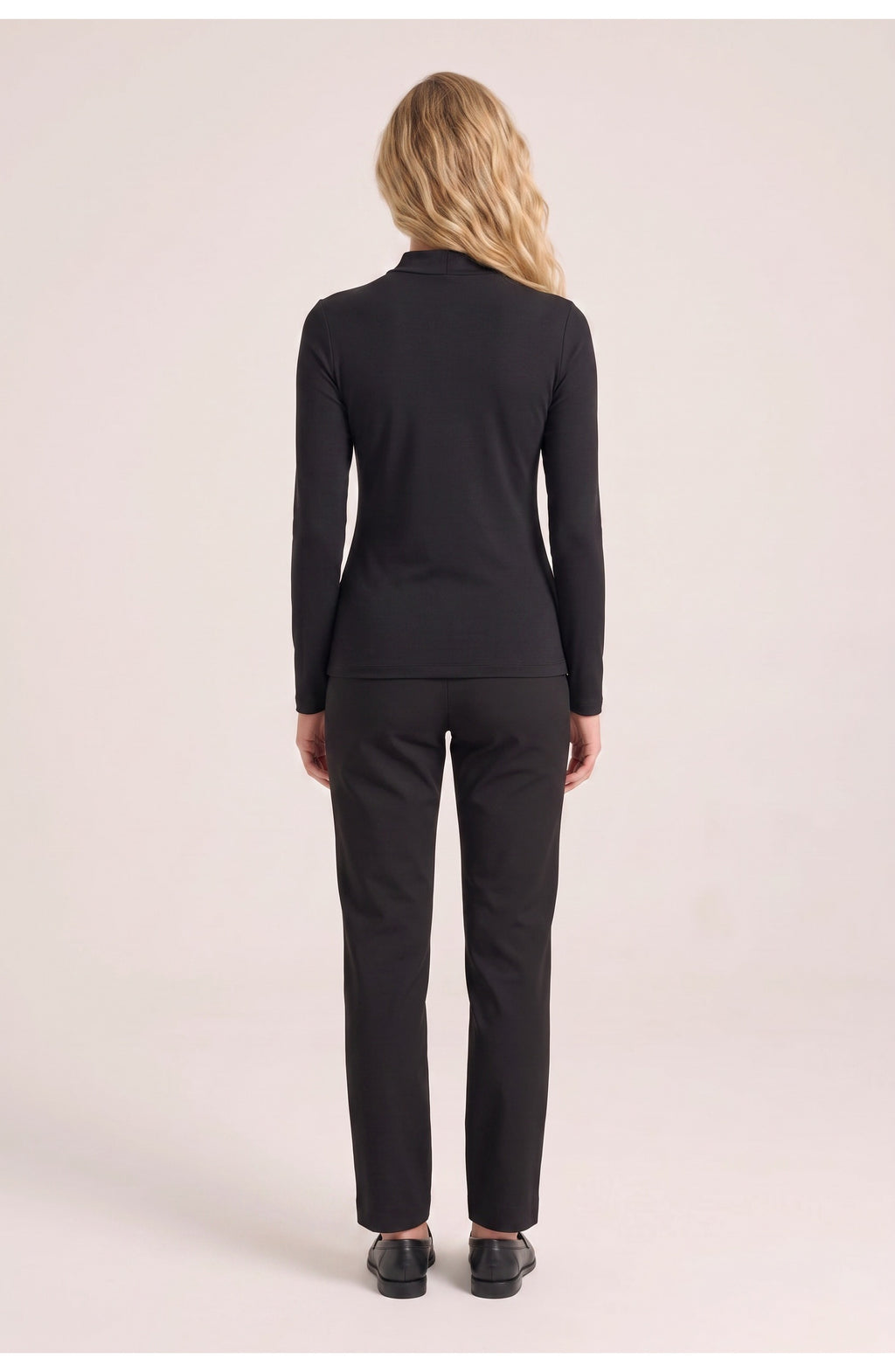 Women's Mock Neck Top | Long Sleeves | Slim Fit