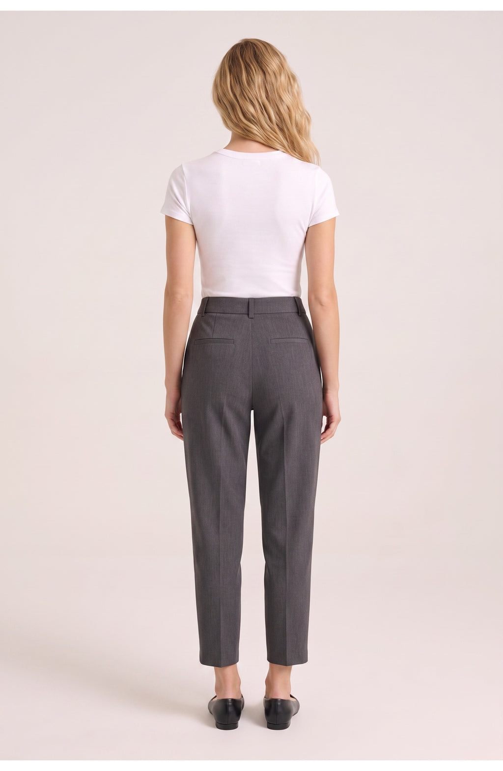 Women's Tapered Trousers | High Waist | Ankle Length