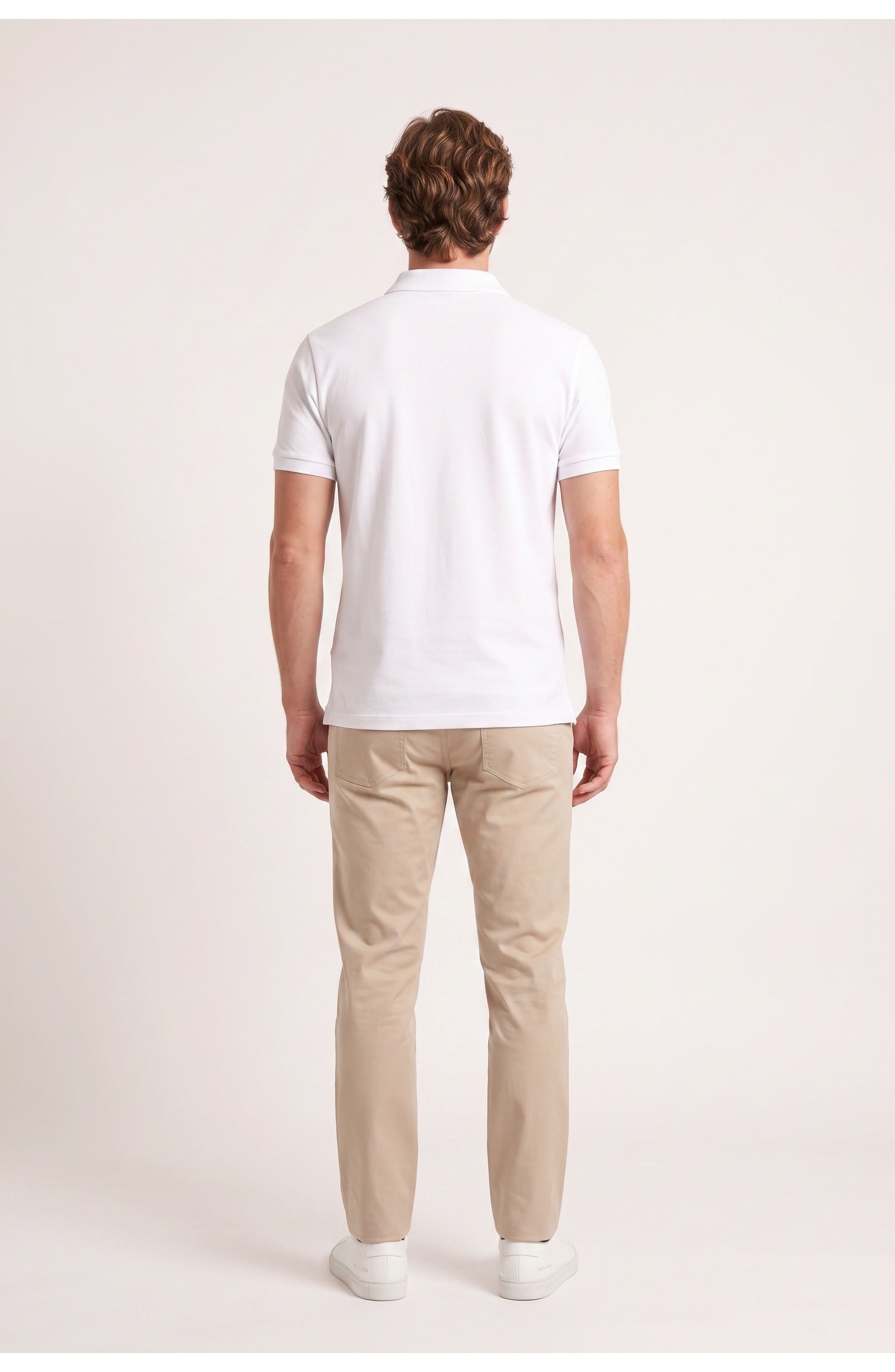 Men's Short Sleeve Polo | Ribbed Collar | Regular Fit