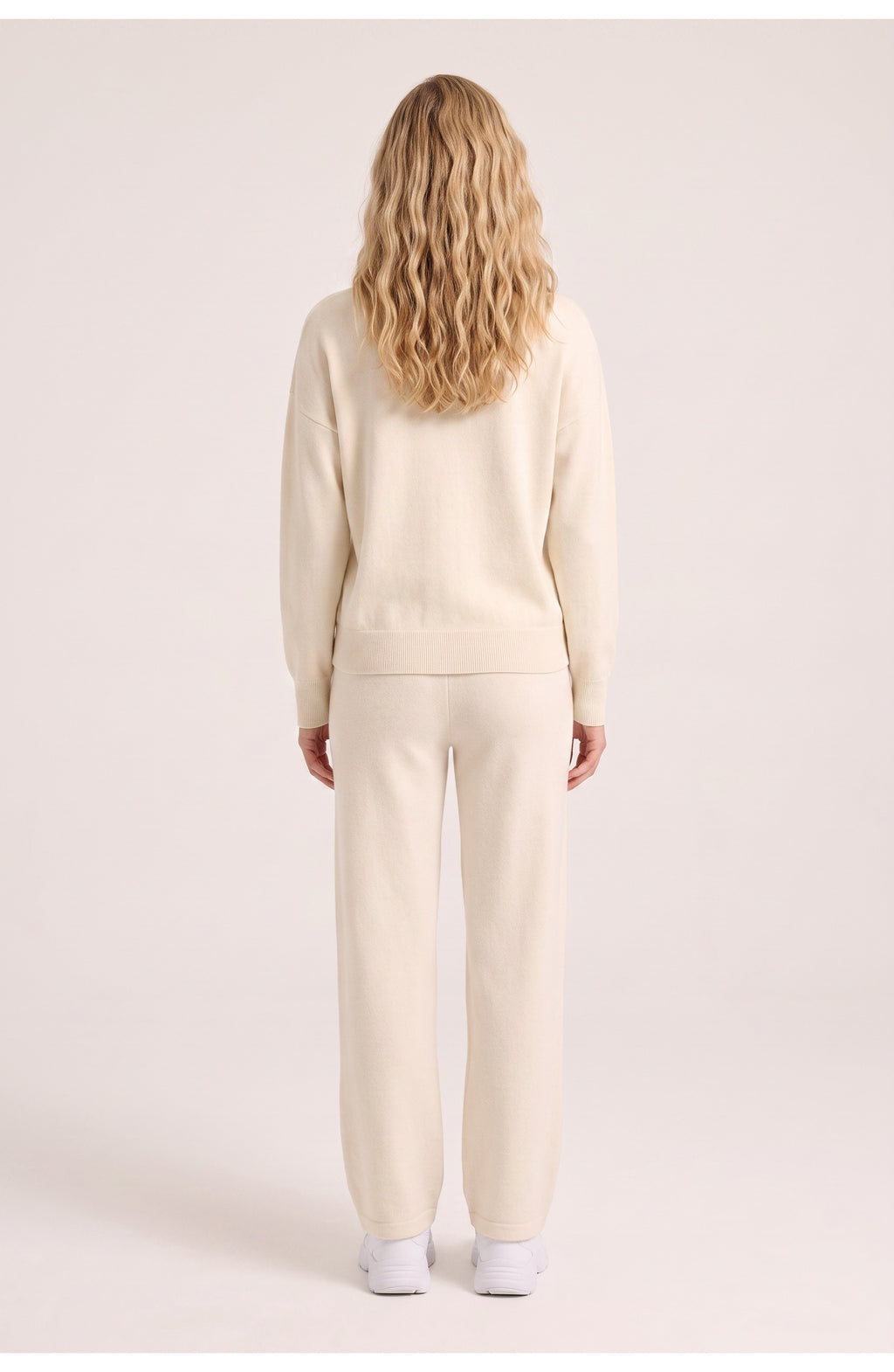 Women's Knit Co-Ord Set | Sweater and Wide-Leg Trousers | Relaxed Fit