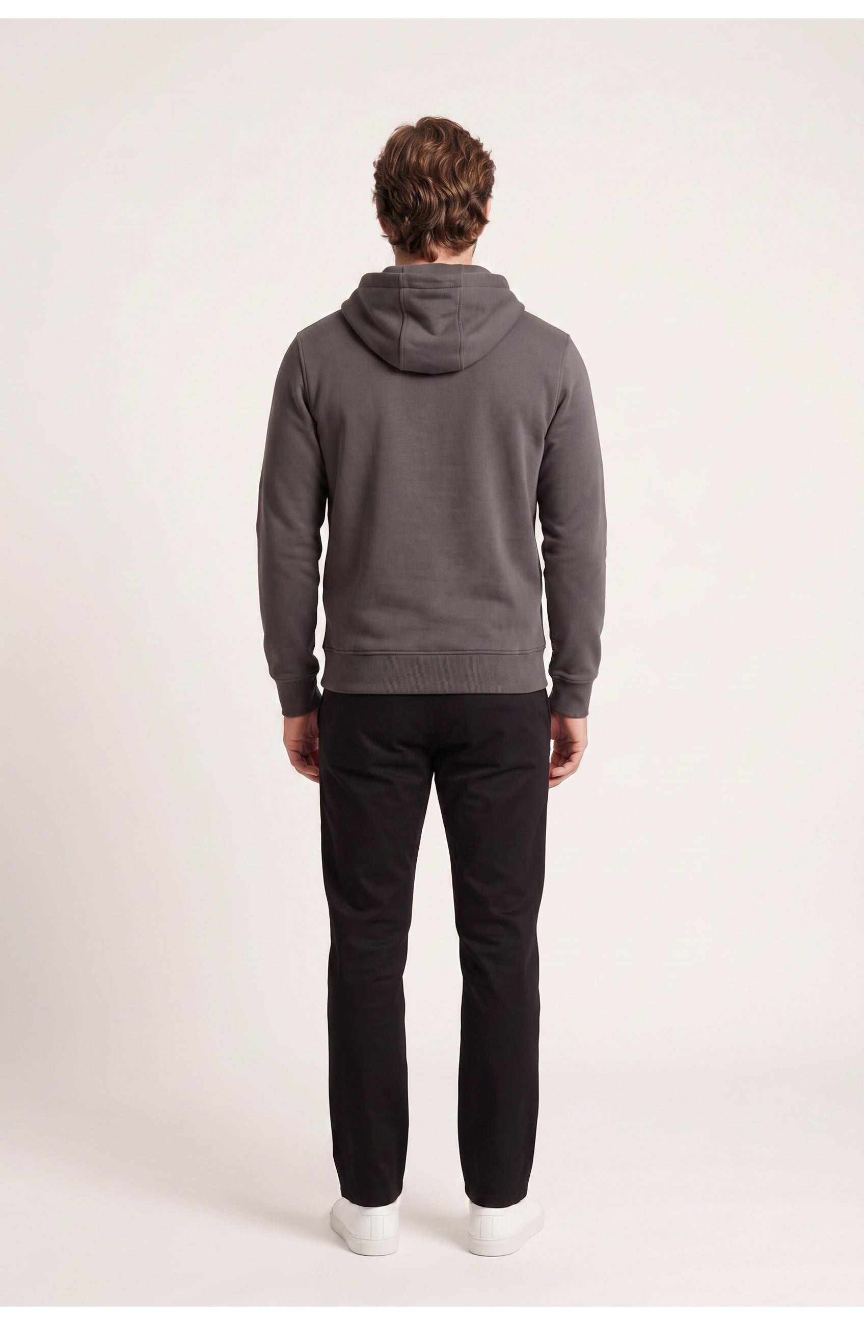 Men's Hooded Sweatshirt | Kangaroo Pocket | Ribbed Hem