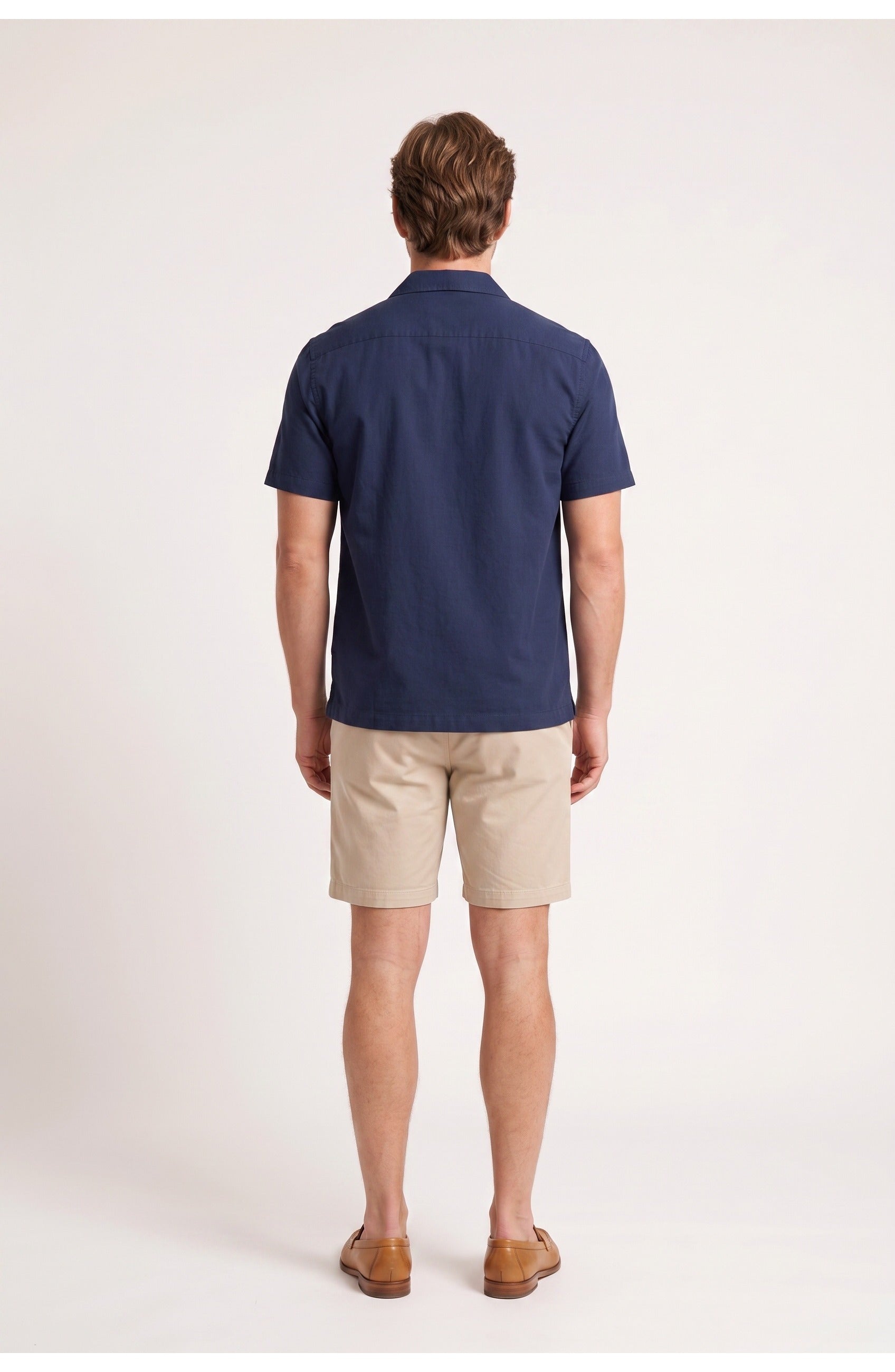 Men's Cuban Collar Shirt | Short Sleeves | Relaxed Fit