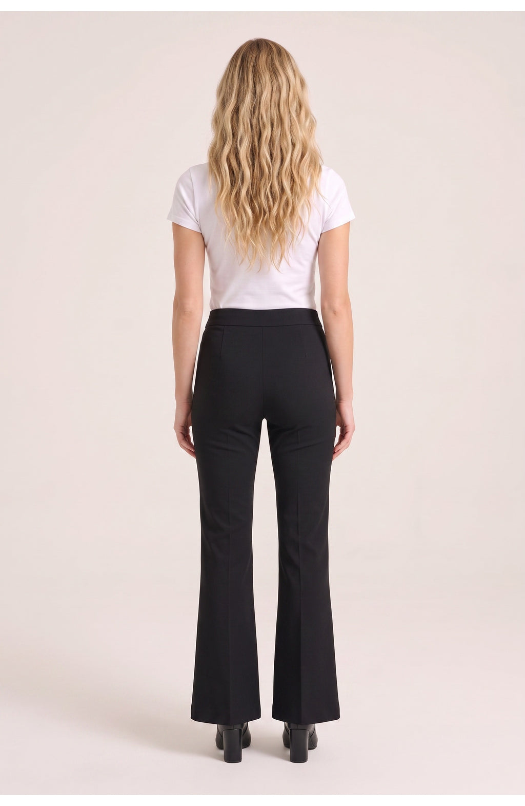 Women's Flared Trousers | High Rise | Full Length
